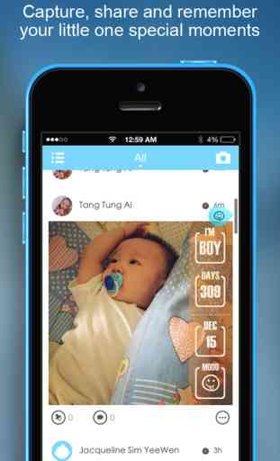 InstaB For Baby - Beautiful way to share baby’s milestones, growth and advice 1