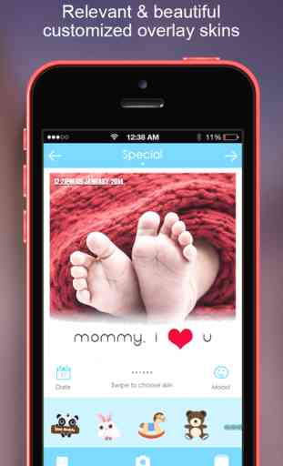 InstaB For Baby - Beautiful way to share baby’s milestones, growth and advice 2