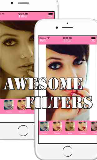 Instant Selfie Photo Edit with Filter, Effect and Share for Facebook, Twitter, Instagram with Friends !!! 1