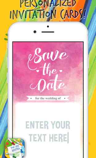 Invitation Cards Designer – Create e-Card Invitations for Birthday, Party & Wedding.s 3