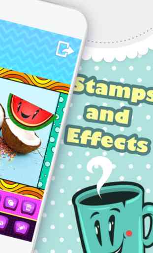Kawaii Photo Stickers Studio – Cute Camera Edit.or with Text on Pic Effects for Picture.s 2