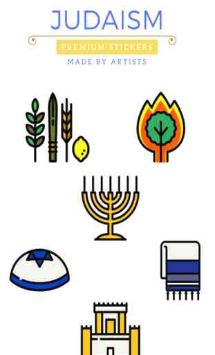 Judaism Stickers - Jewish faith 1