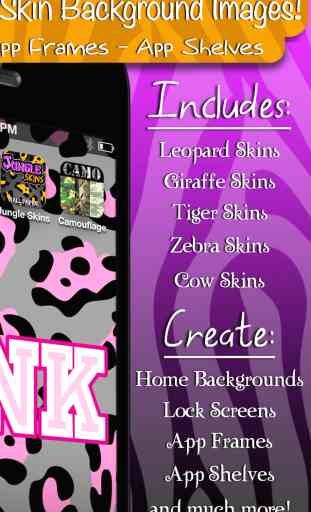 Jungle Skins! - Animal Print Wallpaper and Background Builder 3