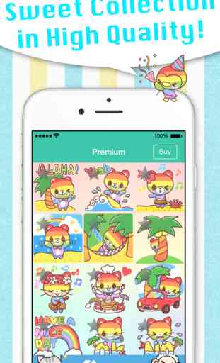 Kawaii Stickers for WhatsApp and WeChat - Adding cute free Stickers! 3
