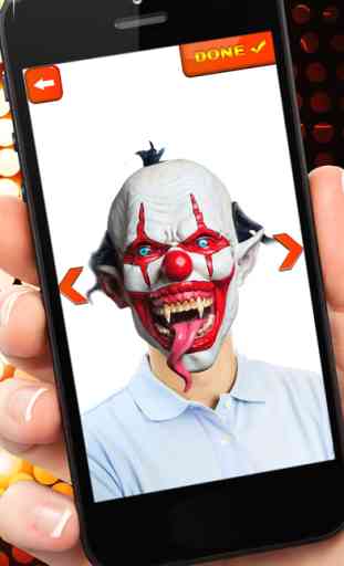 Killer Clown Photo Stickers For Face Makeover 3