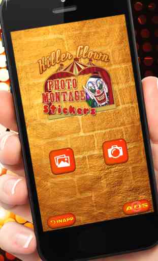 Killer Clown Photo Stickers For Face Makeover 4