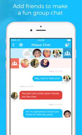 Klique - Meet & Chat with People Near You for Free 4