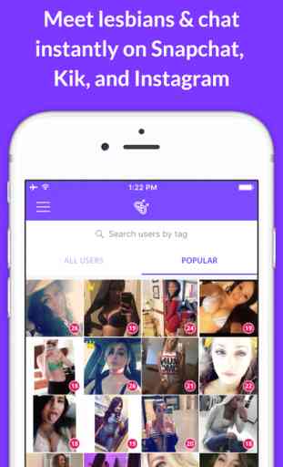 Lesbian Dating Chat App - Meet Gay & Bi LGBT Women 1