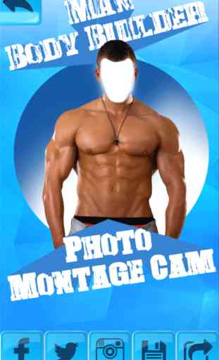 Man Body.Builder Photo Montage Cam – Put Your Head In Hole To Get Instant Six Pack Abs & Muscles 3