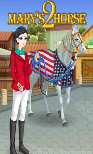 Mary's Horse Dress up 2 - Dress up  and make up game for people who love horse games 1