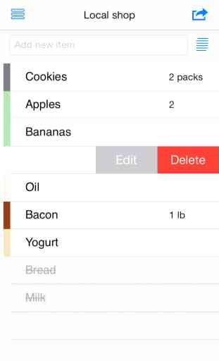 List free - shopping, grocery, sync 2