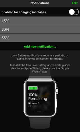 Low Battery - Phone battery power glance & notifications 1