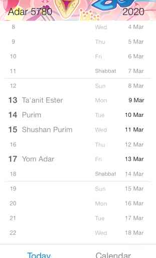 Lunary - Hebrew Calendar 4