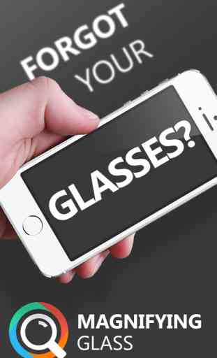 Magnifying Glass Reader with Light for iPhone 1