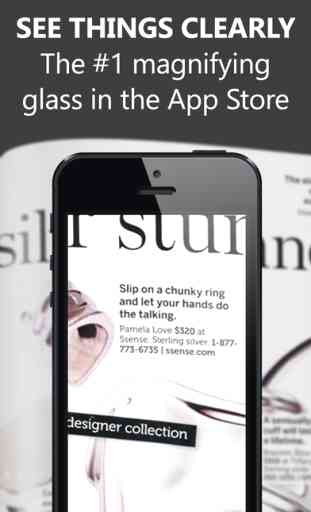 Magnifying Glass Reader with Light for iPhone 2