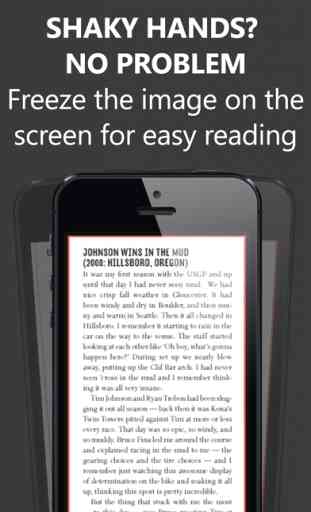 Magnifying Glass Reader with Light for iPhone 4