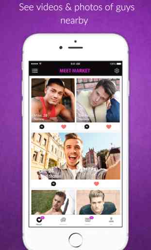 Meet Market - Gay Dating App. Chat with Single Men 1