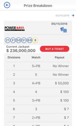 Mega Lotto – Lottery numbers 3