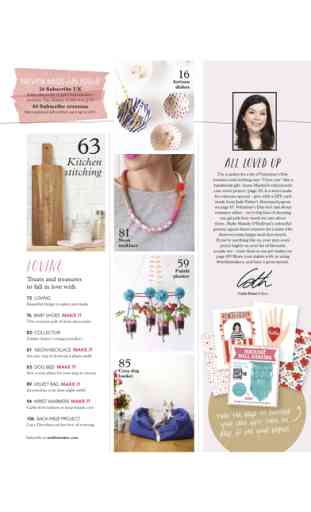Mollie Makes: the creative craft magazine for fashion and homes 3