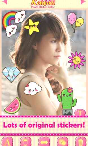 My Kawaii Photo Sticker Editor – Pretty Stamps on Cam to Decorate your Pictures with Cute Stickers 2