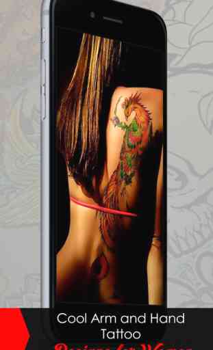 MyTattoo - The Tattoo Designs Salon App & Virtual Photo Booth Machine to Tattooed yourself with Dragon Tribal Tattoos without Pain for free! 3