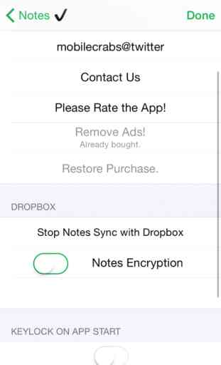 Note-taking NoteCrab - Notes Sync with Dropbox, Attachments, Lock Password, Encrypt Notes 4