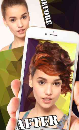 Ombre Hair Salon Edit.or – Change Your Hairstyle & Color To Create Make.over Photo Montage.s 1