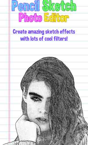 Pencil Sketch Photo Editor: Paint Beautiful Retro Picture.s like an Artist 1