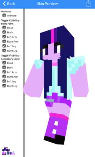 My Little Pony Skis For Minecraft PE 3