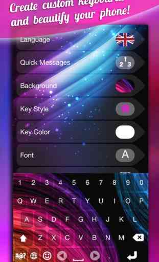 Neon Keyboards for iPhone - Emoji Keyboard Theme.s 2