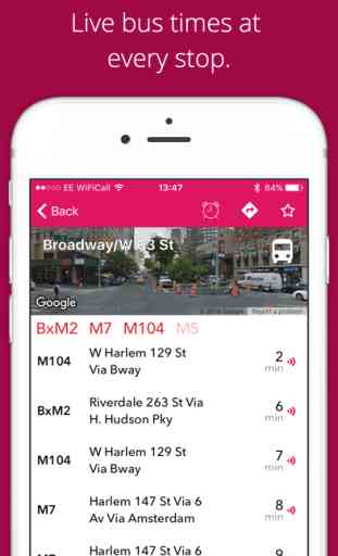 NYC Bus Checker - Live Bus Times for New York City 2