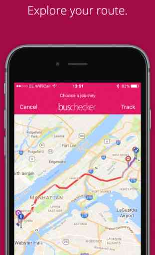 NYC Bus Checker - Live Bus Times for New York City 4