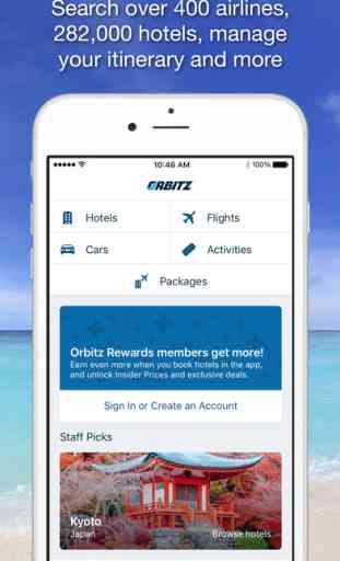 Orbitz Flight, Hotel, Car, Packages, & Activities 1