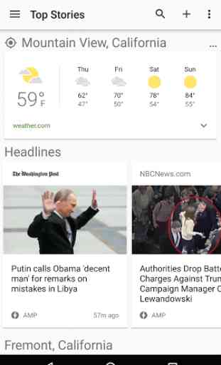 Google News & Weather 1