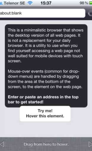 HoverPage Web Browser 3