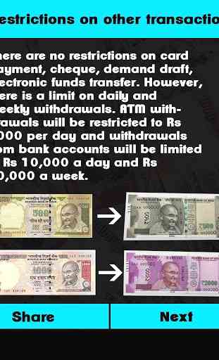 How To Change 500 & 1000 Rs. 4