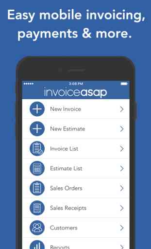 Invoice ASAP, Invoicing & Estimates with Payments 1