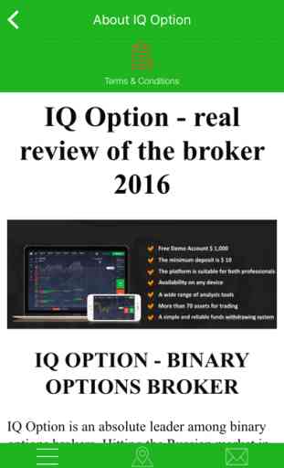 IQ option. Info about the broker 2
