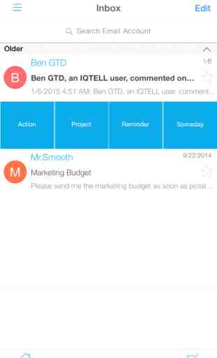 IQTell, Email + Task Management in One Place GTD® 2
