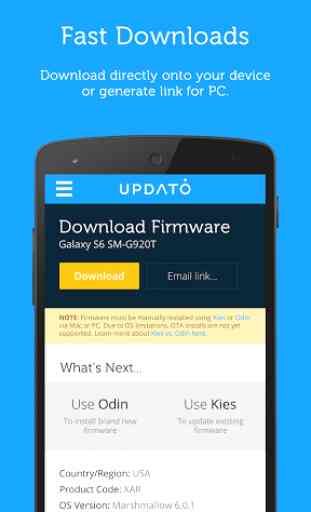 Updates for Samsung & Android 3