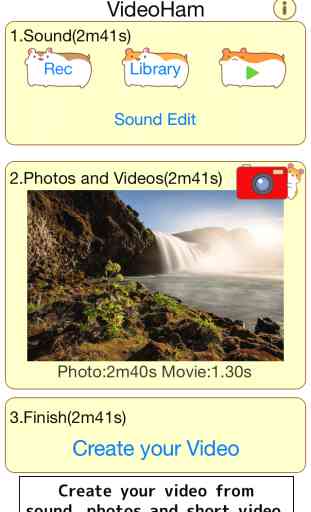 Photo Movie Maker - Slideshow Video Maker to Clip short movies, photos and sound 1