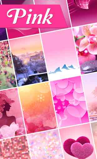 Pink Wallpapers, Themes & Backgrounds - Girly Cute Pictures Booth for Home Screen 1