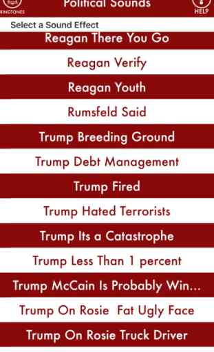 POLITICAL SOUNDS: Trump, Clinton, Obama, Bush 2