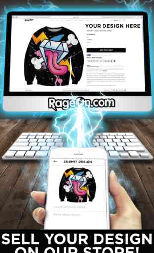 RageOn! - Design & Print Custom T-shirt & More! 2
