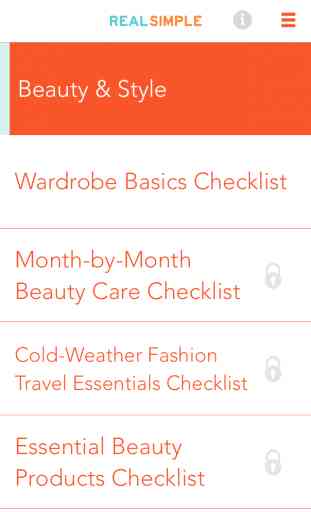 Real Simple Checklists 2