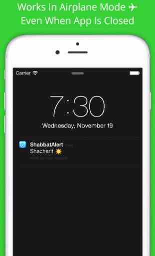 Shabbat Alert - The Shabbos Shalom Alarm Clock Kosher according to the Torah 2