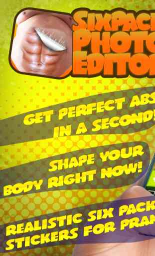Six Pack Photo Editor – Get Gym Body and Add Perfect Abs to Your Belly with Cool Camera Stickers 1
