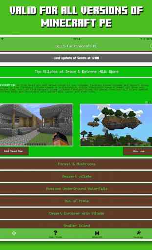 Seeds for Minecraft Pocket Edition - Free Seeds PE 4