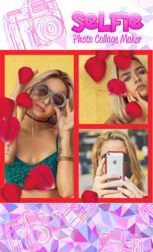 Selfie Photo Collage Maker: Pic Editor with Frames 2