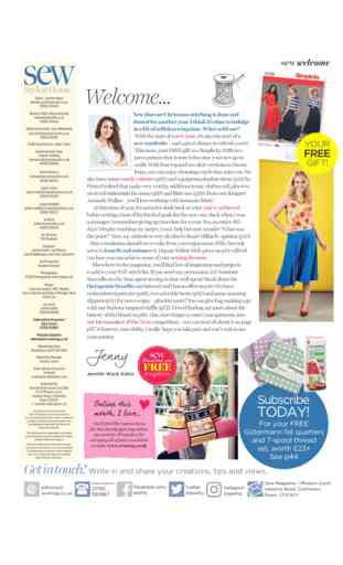 Sew Magazine – your complete guide to sewing, stitching and embroidery 2